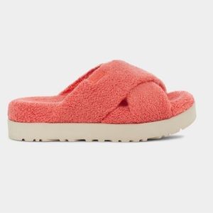Ugg Australia Fuzz Sugar Terry Cross Slide size 5 women’s